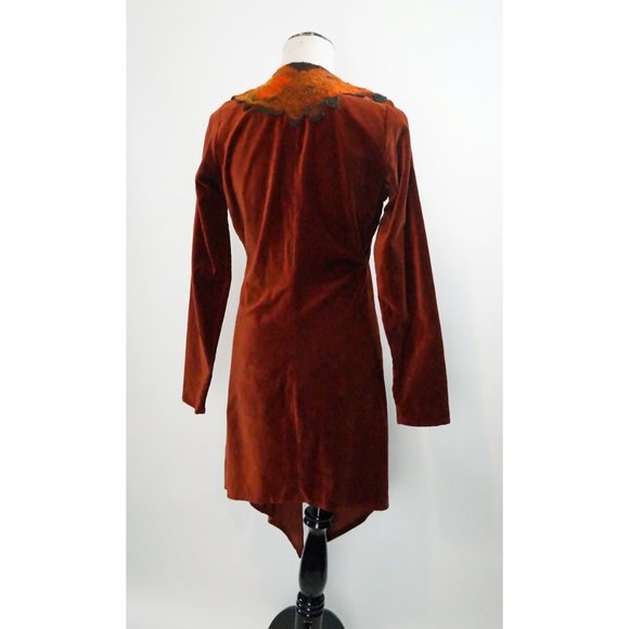 Yeshe Velvet and Felted Wool Jacket - Picture 4 of 5